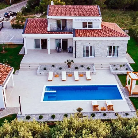Splendid With Private Pool Amazing Sea View Garden With Outside Kitchen * Pridraga